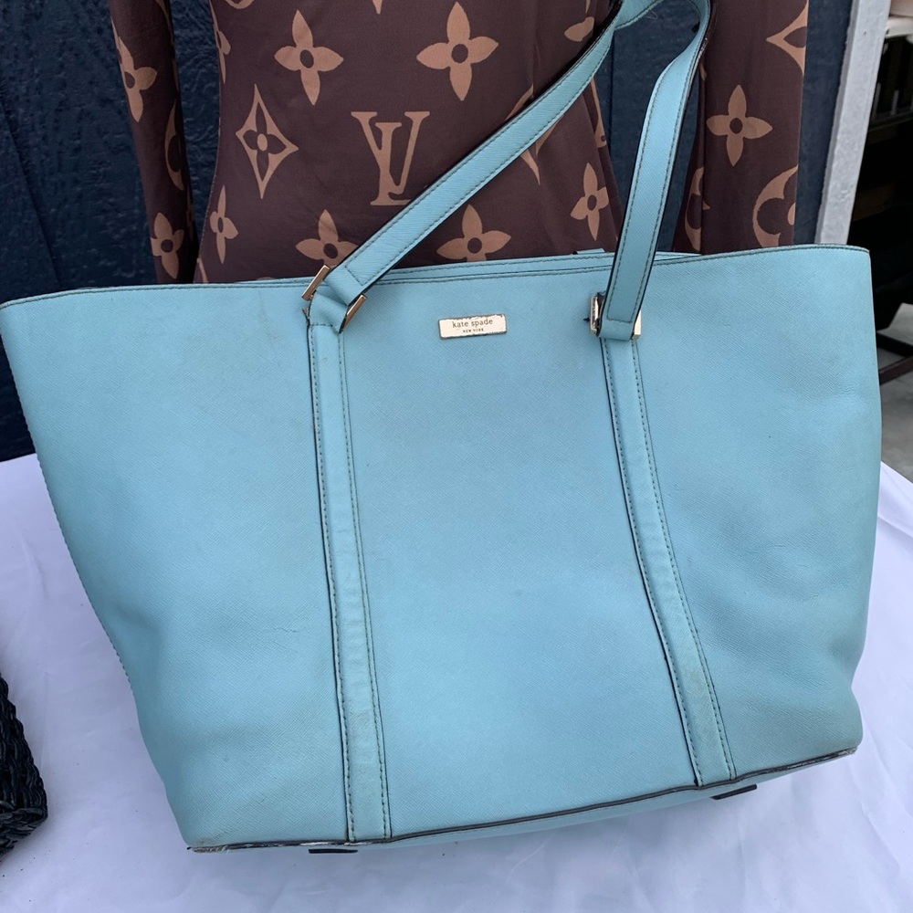 Kate Spade Light Blue Tote Bag